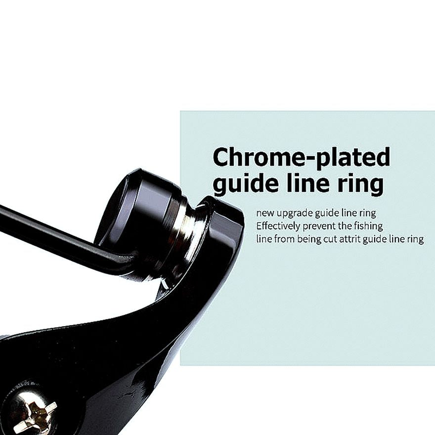 FISHINGHUB-Spinning Fishing Reel for Saltwater Carp with CNC Machined Metal Spool - Image 8