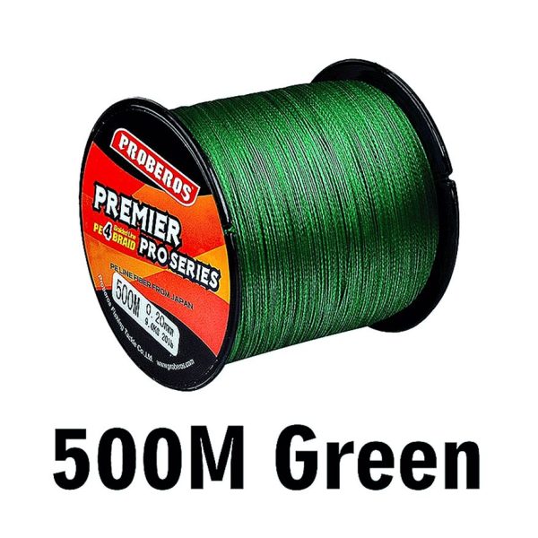 FISHINGHUB- 4 stand Multifilament PE Line Braided Fishing Line - Image 17