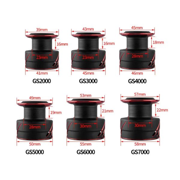 FISHINGHUB NEW FISHING REEL METAL SPOOL SPINNING REEL - Image 3