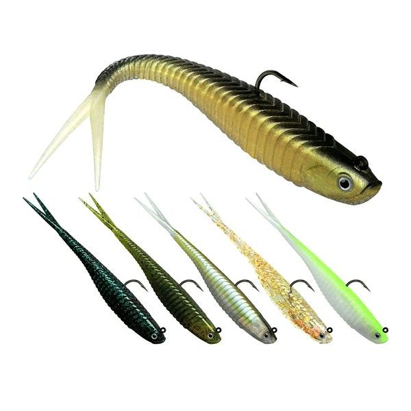 Split Paddle Tail Swimbait Fishing Lure for Bass - Image 2