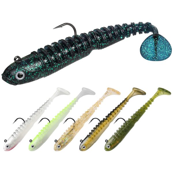 Fishing Grubs Paddle Tail Swimbait Fishing Lure - Image 10